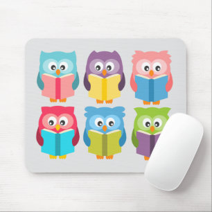 Mousepad Coruja de leitura