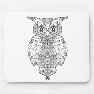 Mousepad Coruja do Doodle