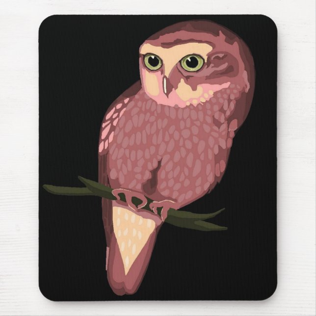 Mousepad Coruja manchada bonito (Frente)