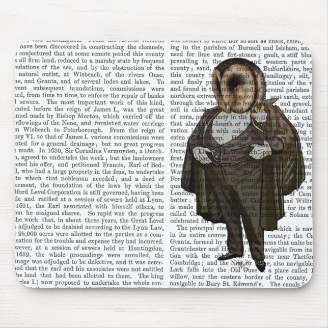 Mousepad Coruja Na Ópera (Frente)