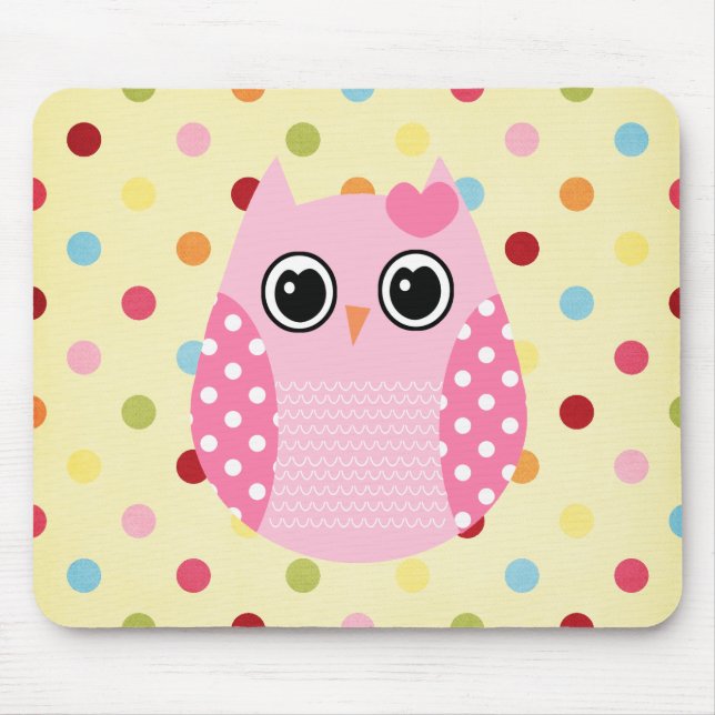 Mousepad Coruja sábia (Frente)