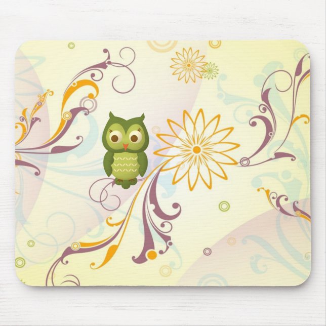 Mousepad Coruja sábia (Frente)