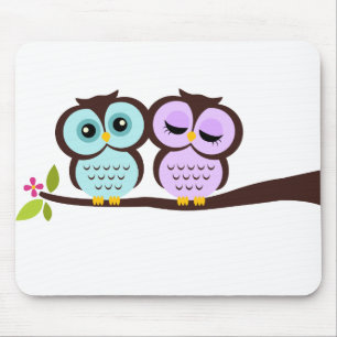Mousepad Corujas bonitas