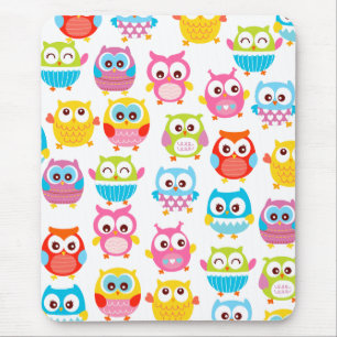 Mousepad Corujas bonitos de Litte