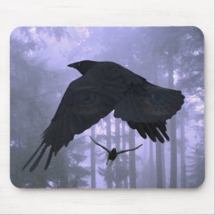 MOUSEPAD CORVOS NA NÉVOA