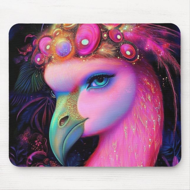 Mousepad Cosmic Flamingo Queen (Frente)