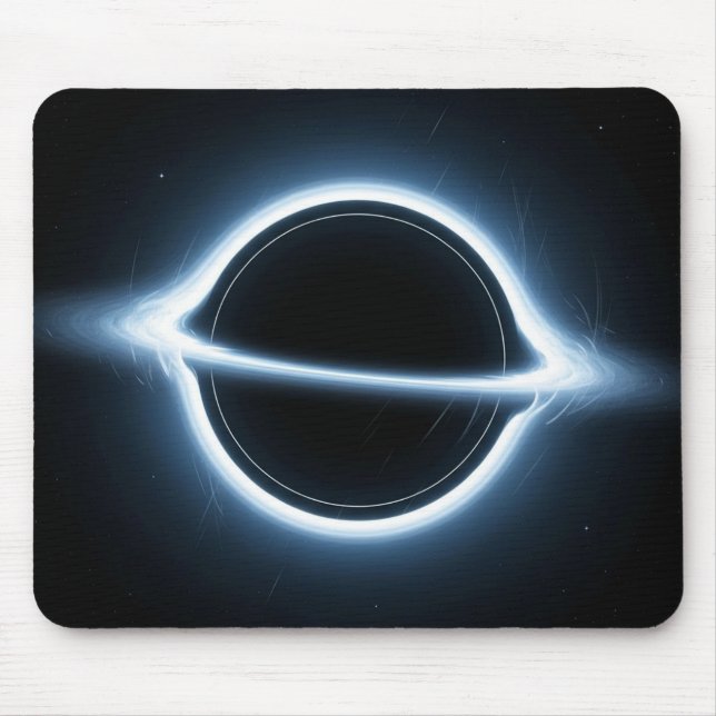 Mousepad Cósmico de Disco de Acreção de Buraco Neg (Frente)