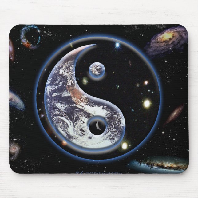 Mousepad Cósmico Yin Yang (Frente)
