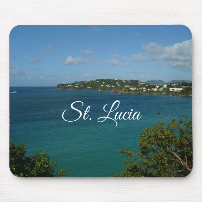 Mousepad Costa das Ruas. Lucia Caribe Foto de Férias (Frente)