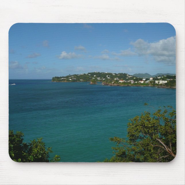 Mousepad Costa das Ruas. Lucia Caribe Foto de Férias (Frente)