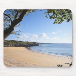 Mousepad Costa de Pembrokeshire do Pembroke da baía de