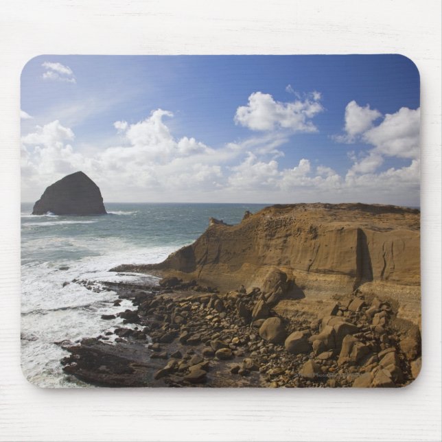 Mousepad Costa do Pacífico rochosa de Oregon na cidade (Frente)