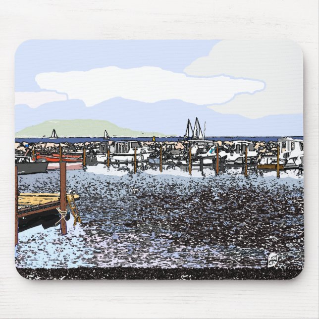 Mousepad Costa, Marselha Sul de França (Frente)