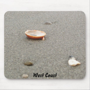 Mousepad Costa oeste Shell na praia
