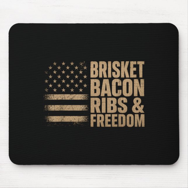 Mousepad Costela de Bacon Bris Dom Grill Bbq Churrasco Carn (Frente)