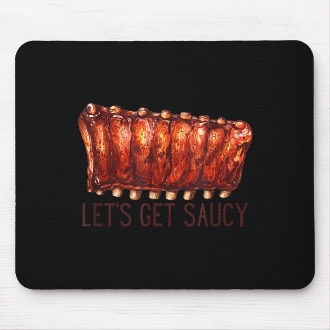 Mousepad Costelas grelhadas vamos ficar apimentados concurs (Frente)