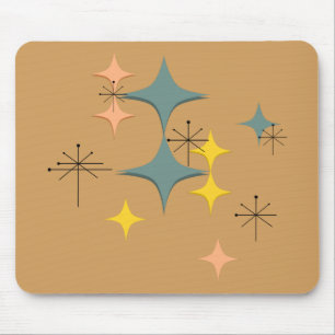 Mousepad Costume atômico moderno de Eames Starbursts do
