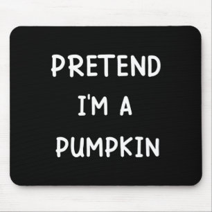 Mousepad Costume de Halloween preguiçoso Fingir que sou um