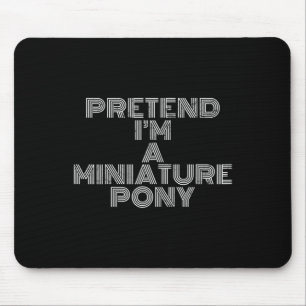 Mousepad Costume de Halloween preguiçoso Fingir que sou um