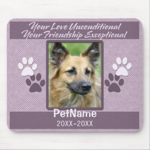 Mousepad Costume incondicional da simpatia do animal de