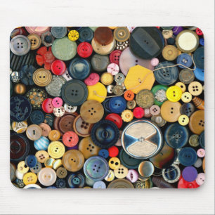 Mousepad Costura - Botões - Monta de Botões