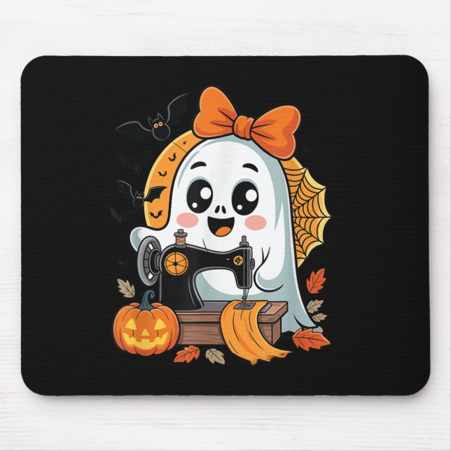 Mousepad Costura De Fantasma Para Mulheres Que Se Quileiam  (Frente)