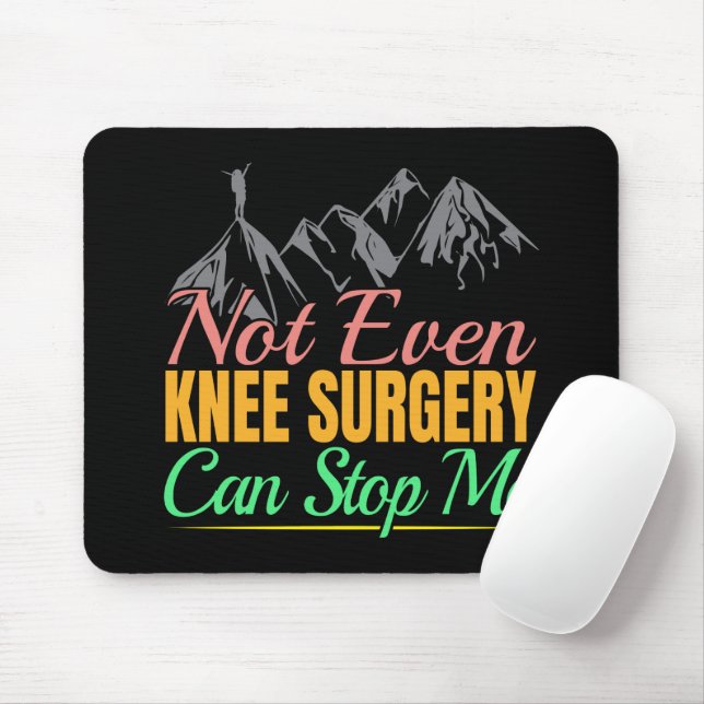Mousepad Cota de cirurgia no joelho - Montanhista (Com mouse)