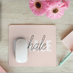 Mousepad Cota de Exalar Rosa Moderno do Pastel<br><div class="desc">Cota de Exalar Rosa Moderno do Pastel</div>