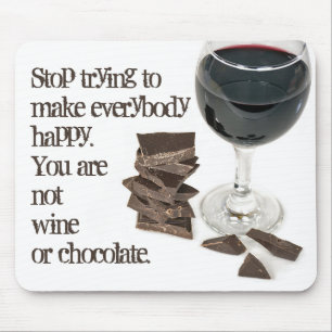 Mousepad Cota de Vinho e Chocolate