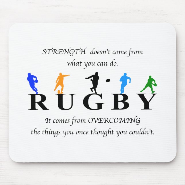 Mousepad Cota Inspiradora de Rugby (Frente)