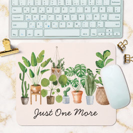 Mousepad Cotação Boho HousePlant Watercolor