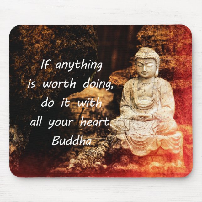 Mousepad Cotação Buda Inspiradora (Frente)