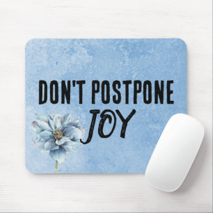 Mousepad Cotação E Flor Azul