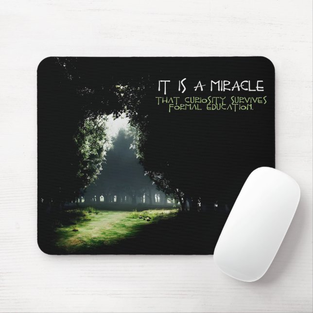 Mousepad Cotação Inspiracional "Curiosity" (Com mouse)