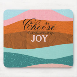Mousepad Cotação positiva para Inspiração Boho Colorida