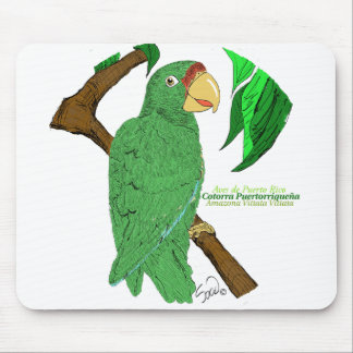 Mousepad Cotorra Puertorriqueña/Puerto Rican Parrot
