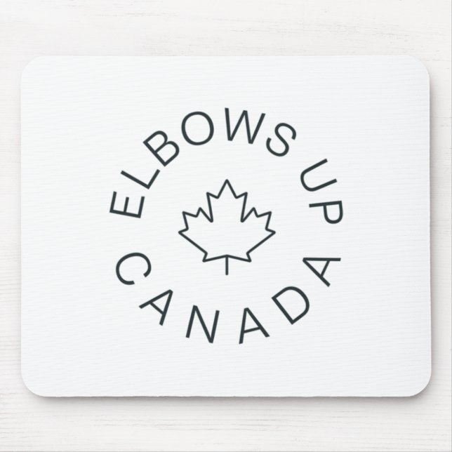Mousepad Cotovelelos Acima do Canadá Adesivo6 (Frente)