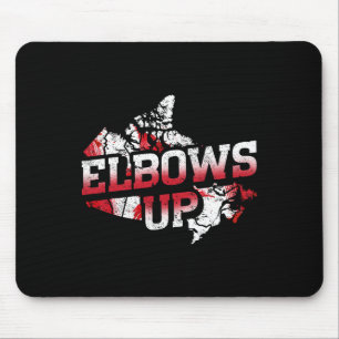 Mousepad Cotovelos Acima Canadá Orgulhosamente Hockey Canad