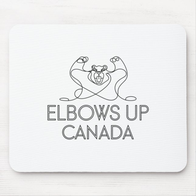 Mousepad Cotovelos Acima do Canadá Adesivo3 (Frente)
