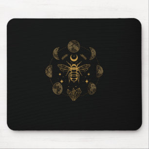 Mousepad Cottagecore Abelha Mística Mágica Goblincore Lua F