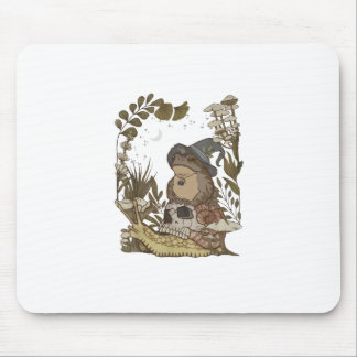 Mousepad Cottagecore Cogumelo Botânico Bruxa Sapo Goblinc