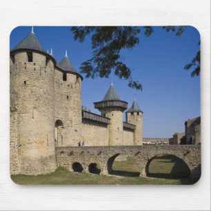 Mousepad Counts Castle, Carcassonne, Aude, Languedoc,