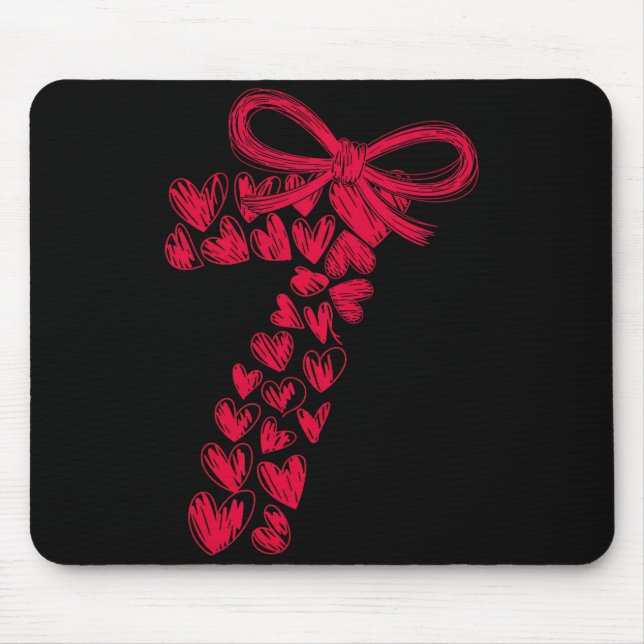 Mousepad Couple 7 67 - Cute Six Seven Hearts Matching 67 Va (Frente)