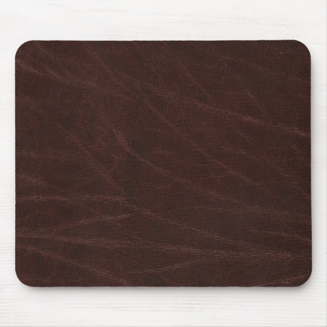 Mousepad Couro castanho escuro (Frente)