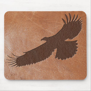 Mousepad Couro gravado de Eagle