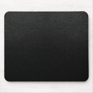 Mousepad Couro Preto