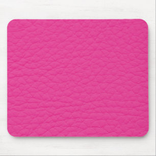 Mousepad Couro retro do costume do Grunge do rosa quente