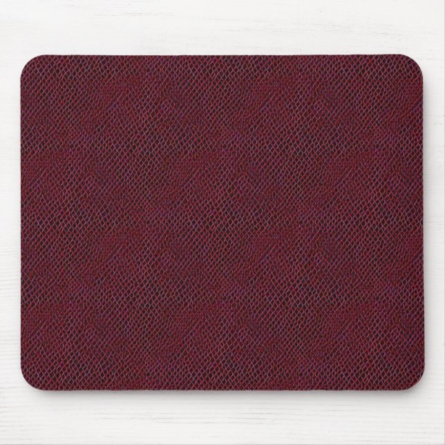 Mousepad Couro vermelho da pele de cobra (Frente)