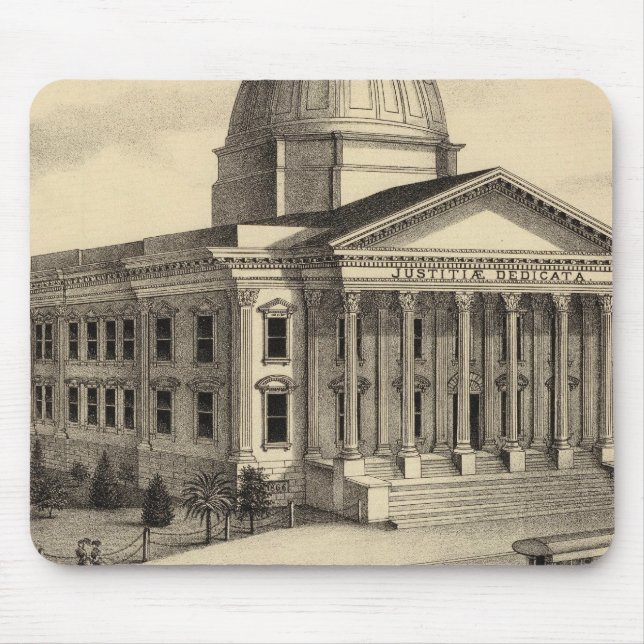 Mousepad Court House, Papais noeis Clara Co (Frente)