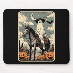 Mousepad Cowboy Fantasma Andando Cavalo Engraçado Tarot Car